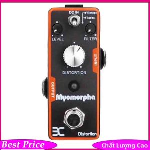 IRIN | Pedal Hiệu Ứng Guitar Mini Distortion Cổ Điển Dành Cho Guitar Điện/bass Overdrive Mạnh Mẽ Vỏ Kim Loại Màu Đen Cần Nguồn 9V DC