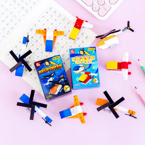 5Pcs DIY Assembly Building Blocks Pencil Sharpener Kids Birthday Party Baby Shower Back to School Gift Party Favor Bag 4 Styles