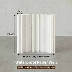 SHIBAZHI | Waterproof Moisture-proof High Partition Paper Wall Screen Stretchable Shaping
