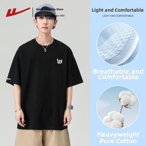 Warrior | Pure Cotton Mens T-Shirt Summer Loose Crew Neck