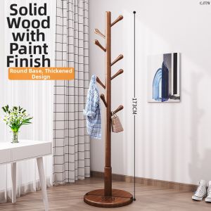 Xianxunxue | Wooden Freestanding Coat Rack