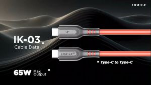 Inbox IK-03 Kabel Data 65W Type C to Type C Power Delivery USB 2.0 Fast Charging Charger Cable