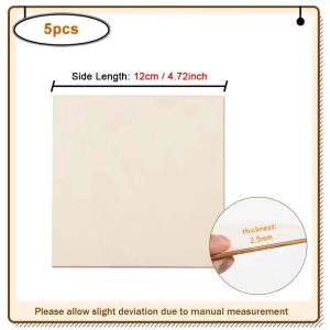 12-30cm Unfinished Blank Smooth Wood Squares Wooden Square Pieces for DIY Artists Crafting Carving Paingting and Home Decor
