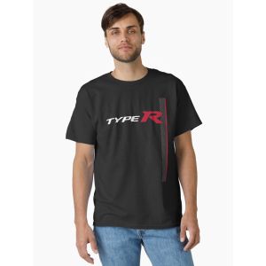 Honda | Honda Mens and Womens T-shirt Summer Cotton Tee Honda Civic Type R Racing Short-sleeved Spring Autumn Motorcycle Cycling Top