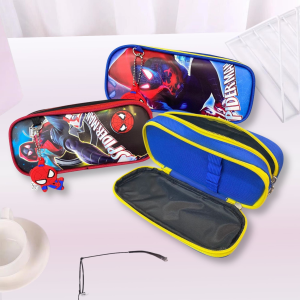 < 8816 > Pencil Case Kotak Pensel Spiderman Collection / Design Marvel Avengers Boy Kanak-Kanak Cartoon / Stationery