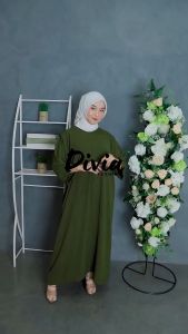 DASTER CRINKLE AIRFLOW POLOS PREMIUM WANITA LENGAN 3/4 BUSUI FRIENDLY