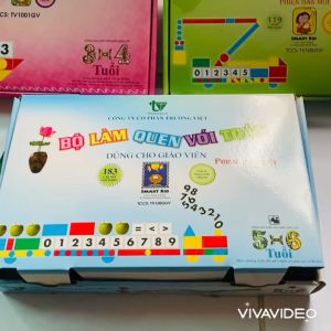 Bộ làm quen với toán dành cho giáo viên phiên bản mới bộ dạy toán mầm non cho cô chi tiết gắn bảng từ cho giáo viên