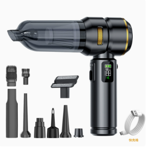 Mini 98000PA Wireless Car Vacuum Cleaner Built-in LED Lamp Portable Handheld Blower Vacuum For Household Auto Use