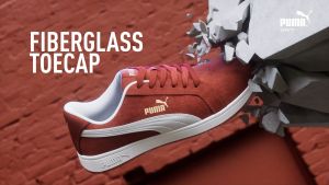 รองเท้าเซฟตี้ PUMA รุ่น ICONIC BLACK LOW หุ้มส้น หัวกันกระแทก สีดำ