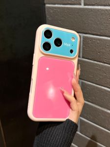 AI Button Phone Case Anti-drop Full Protection Contrast Color