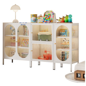 DIBIOU | Kids Large Capacity Colorful Metal Storage Cabinet