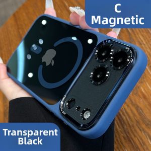 DAIMANG | Anti-Shock Full-Cover Magnetic Lens Protection Phone Case for iPhone 17 Pro Max iPhone 16 Pro iPhone 15 Plus iPhone 14 Pro iPhone 13 iPhone 12 iPhone 11