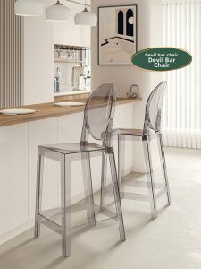 NANGUAHEZI | Transparent Crystal Bar Chair