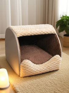 Warm Detachable Dog Bed Mat for Small to Medium Dogs Cat Nest All Seasons Universal Pet Pad Cozy Sleeping Mat Pet Supplies