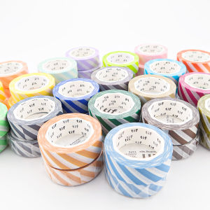 TIF Gingham Tape Packing Twill Mesh Full Roll Polka Dot Tablecloth Journal Tape Basic Colored Plaid Full Set