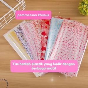 Plastik Parcel Motif Lucu Plastic Bingkisan Kemasan Hampers Ulang Tahun Wisuda Bahan Opp Transparan