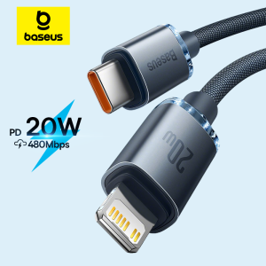 BASEUS | Baseus USB Type C PD 20W Cable for iPhone 14 13 12 Pro X 8 Fast USB C Cable for iPhone Charging Cable USB Type C Cable Wire Code