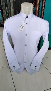 Kemko Sultan: Kemeja Koko Premium Lengan Panjang Kancing Snap