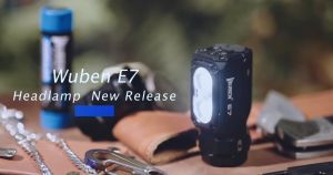 ไฟฉายคาดหัวWuben E7 และเป็นไฟฉายECL ชุดFull SET เซ็นเซอร์อัจฉริยะ 1800 lm แบต 2 ก้อนในชุด ประกันร้าน 1 ปี