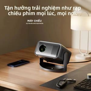 Máy Chiếu Di Động KaiAqua 4K Native HT23 650ANSI 1080P Tự Động Lấy Nét Chỉnh Hình Thang Android 11 BT5.2 WIFI6 360 Độ °   Máy Chiếu Rạp Hát Tại Gia