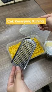 MM - A052 - PARUTAN KEJU COKLAT KENTANG STAINLESS STEEL / PARUTAN SERBAGUNA