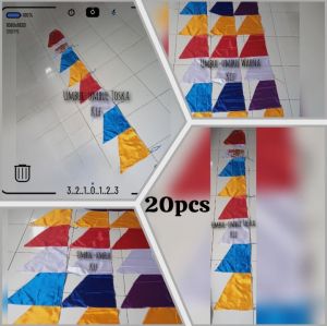 Bendera umbul-umbul random 20pcs