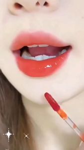 6-Pack Satin Finish 2-in-1 Long-Wear Lip Gloss Tint with Hydrating Lip Balm