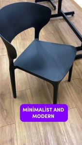 Nordic Ivory Chair PP Chair Plastic Chair Dining Horn Chair Cafe Chair Restaurant Dinning Chair Chill Chair