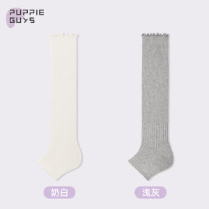 Purpleguys Thin Miu Style Cuffed Socklettes Women Summer Autumn Breathable Loose Feel Solid Color Leggings Socks Ultra Thin