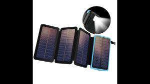 KERNUAP Charger Solar Panel Portable 5 Folding USB Output Port 9W 5V - KER-SO1