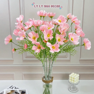 Hoa lụa nhập khẩu Hoa Cánh Bướm Hoa Anh Túc Nhỏ Giống Thật. Hoa Lụa Decor