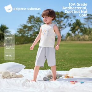 Usbettas | Cool and Breathable Boys Vest Set Pajamas