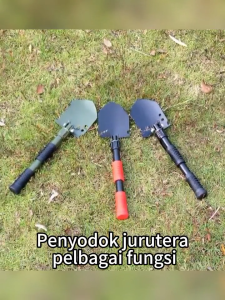 Multi Purpose military folding shovel cangkul mini thick double-handle shovel camping shovel garden shovel
