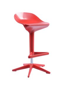 Spoon Type Plaid Bar Stool Adjustable Rotary Multifunctional Pp Plastic Chair Poon Chair Bar Chair