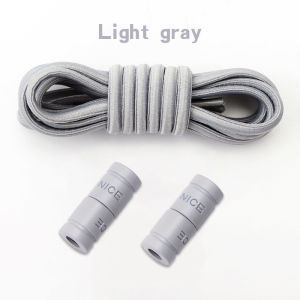 Round Shoelaces Without Ties Metal Buckle Elastic Shoe Laces Sneakers Canvas Shoes No Tie Shoelace Kids Adult Shoe Accessories
