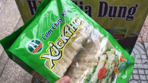 Túi 1kg (24 miếng) Cơm cháy khô chưa chiên Cơm cháy Xjchtho Đặc sản OCOP 4 sao