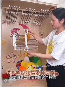 MultiLayer Hanging Pants Storage Rack 5 In 1 Magic Hanger Stainless Steel Scarf Hanger