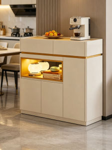 ZUNTONGGE | Modern Simple Wall-Integrated Sideboard for Small Spaces with Drawer
