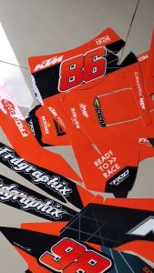 Decals Custom Motor Fullbody KTM 2018 EXC Stiker Motor Fullbody