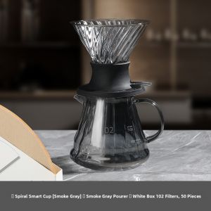 MONGDIO | Smart Coffee Dripper V60 Glass Sharing Pot Set