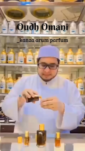 Oud Omani Premium Arabian Parfume - Aroma wangi Elegan Non-Alkohol tahan lama untuk Pria dan wanita