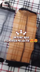 ZM TAS PLASTIK SAMPAH DINDING BAG HOLDER WALL MOUNT STORAGE TEMPAT PENYIMPANAN GANTUNG