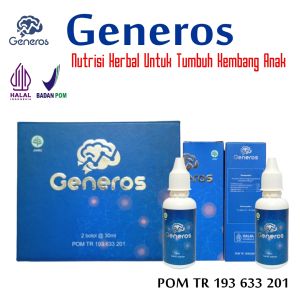 GENEROS OFFICIAL VITAMIN OTAK ANAK NUTRISI ANAK AKTIF BICARA