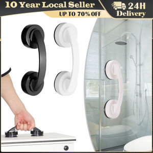Vacuum Sucker Suction Cup Handrail Super Grip Safety Grab Bar Handle for Glass Door Bathroom Elder