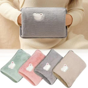 กระเป๋าน้ำร้อนแบบชาร์จไฟได้ น่ารัก ใช้เป็นเครื่องอุ่นมือไฟฟ้า ปลั๊กแบบ EU ใช้ซ้ำได้ ถุงประคบร้อน แผ่นทำความร้อน อุ่นมือแบบพกพา
