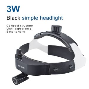 ไฟส่องทันตกรรม ENT โคมไฟ LED 3W สำหรับทันตกรรมแว่นขยายสำหรับการผ่าตัดไฟไฟผ่าตัดสำหรับทันตแพทย์ทางการแพทย์