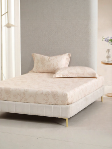 Mercury | Printed 60-count Long-staple Cotton Mattress Protector