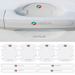 4PCS Universal Anti-Scratch Car Door Handle Hand Grip Protective Sticker Car Styling Waterproof Decal Car Accessories for Perodua Ativa Bezza Myvi