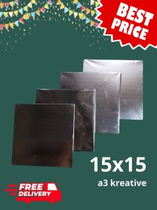 Tatakan Kue 15x15 / Alas Kue / Tatakan kue ulang tahun / Tatakan Kue Bolu