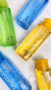 GLAD2GLOW Micellar Water Cherry Make Up Remover Pembersih Makeup Micelar Mugwort Acne Skin Yuja Sensitive Skin